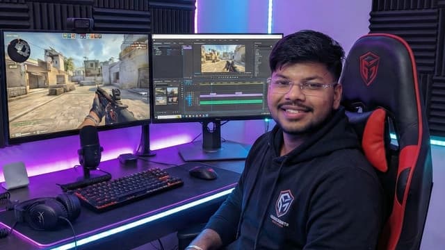 Niraj Kumar Sharma editing workspace – Adobe Premiere Pro video editor in Bhilai India